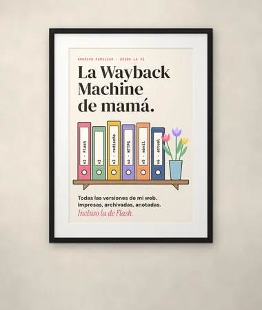 La Wayback Machine de mamá – Pósters