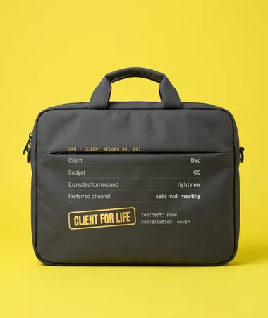 Dad, client for life – Bags