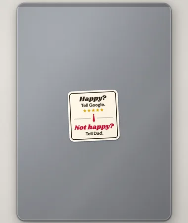 Happy? Tell Google – Stickers