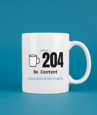 204 No Content, la taza de agosto – Casa y oficina