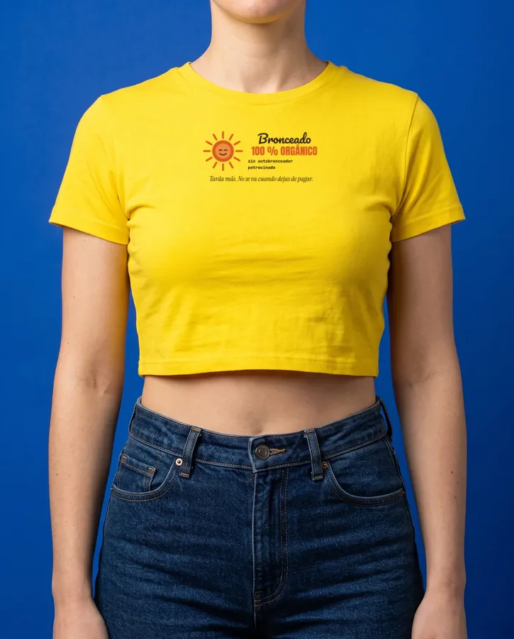 Bronceado 100 % orgánico – Textil adulto