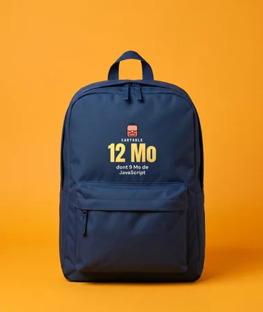 Cartable de 12 Mo, dont 9 de JavaScript – Sacs