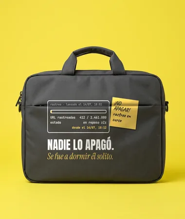 Rastreo lanzado antes de vacaciones, portátil en reposo – Bolsas
