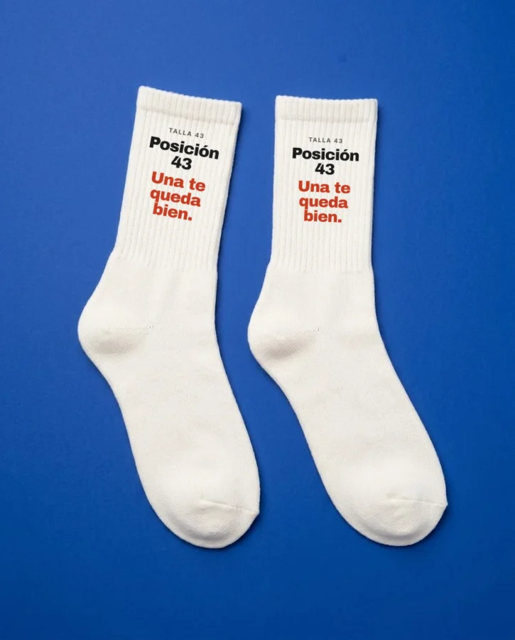 Talla 43, posición 43 – Calcetines 404