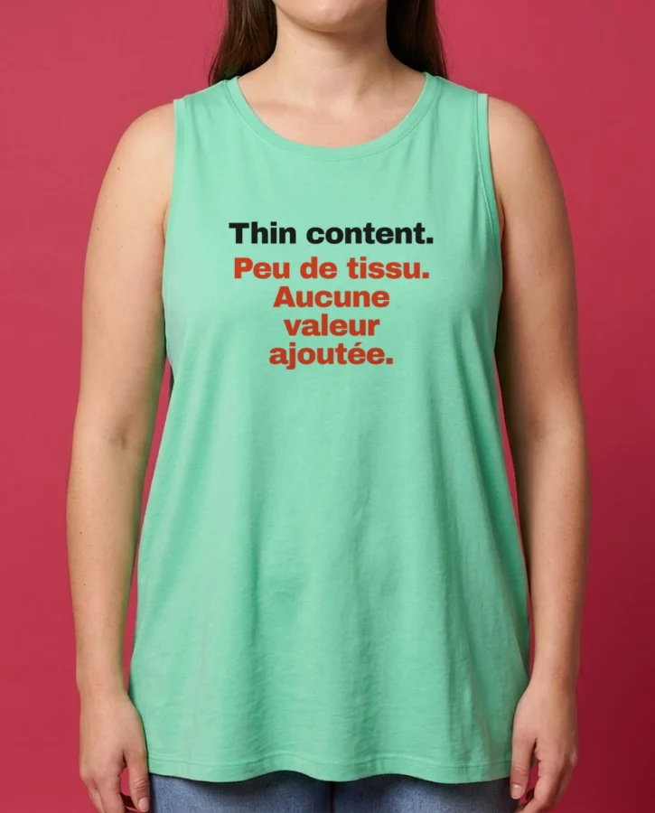 Thin content – Textile adulte