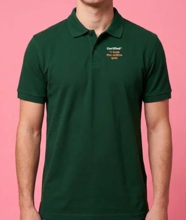 Certified (I took the quiz) – Adult apparel