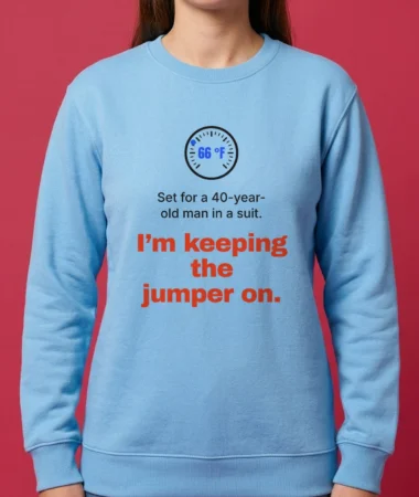 Office temperature set for Thomas – Adult apparel