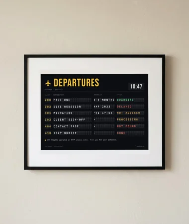 Departures – Posters