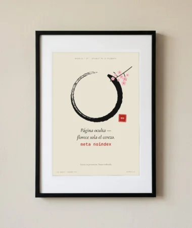 Haiku de la página oculta – Pósters