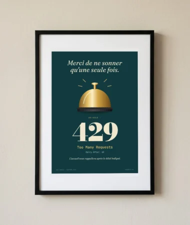 Merci de ne sonner qu'une fois – Posters