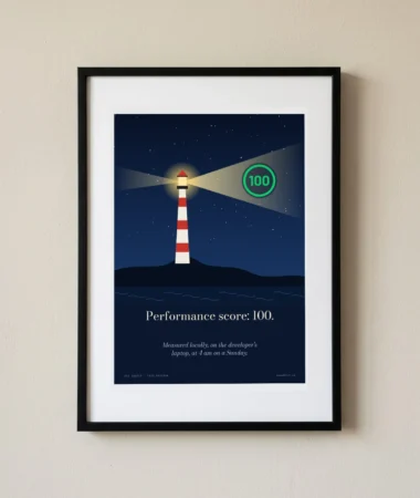 Performance score: 100 – Posters