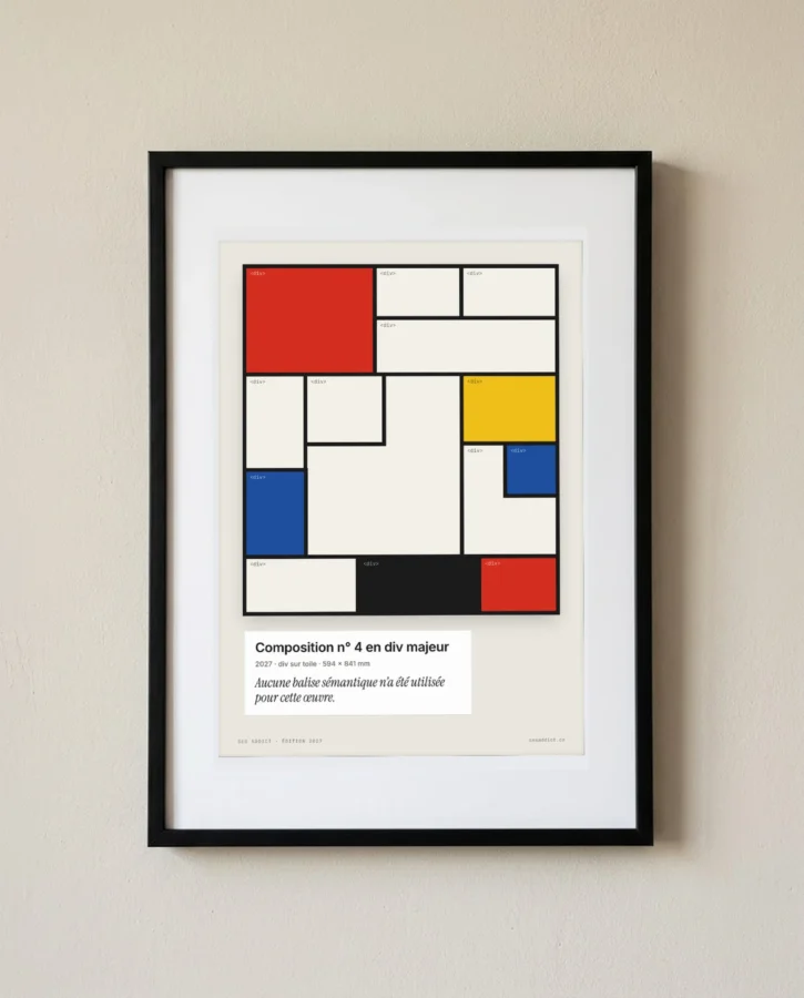 Composition n° 4 en div majeur – Posters