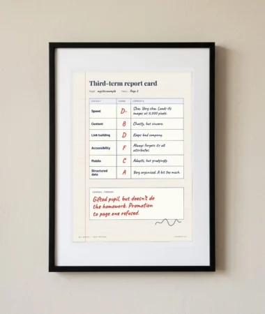 Third-term report card – Posters