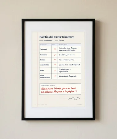 Boletín del tercer trimestre – Pósters