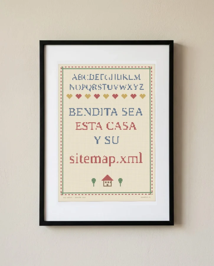 Bendita sea esta casa y su sitemap.xml – Pósters