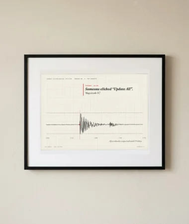 Seismograph reading – Posters