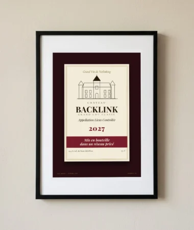 Château Backlink, Grand Cru Classé – Posters