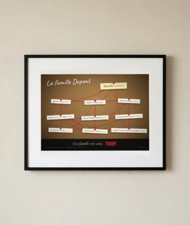 La famille Dupont, arbre généalogique des domaines – Posters
