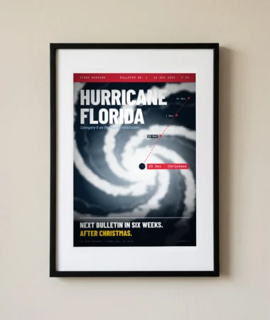 Hurricane Florida, storm warning – Posters