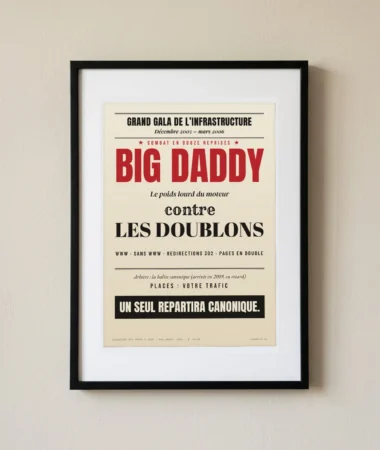 Big Daddy contre les doublons – Posters