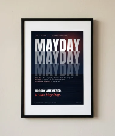 Mayday, distress procedure – Posters