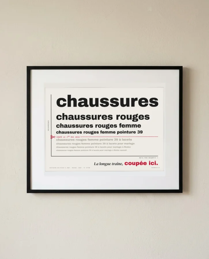 La longue traîne, coupée ici – Posters