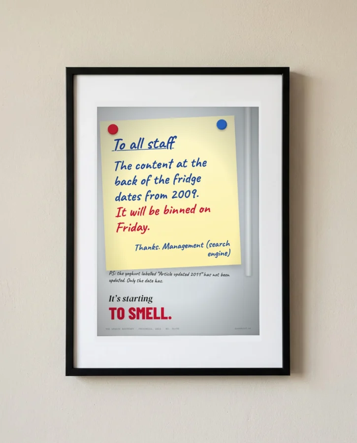The note on the office fridge – Posters