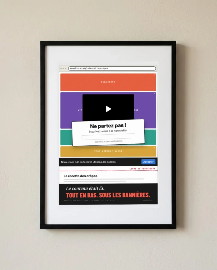 Top Heavy, le contenu est tout en bas – Posters