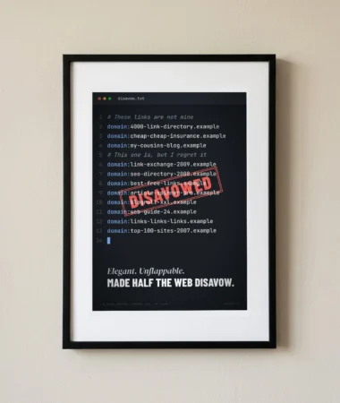 Penguin, disavow form – Posters