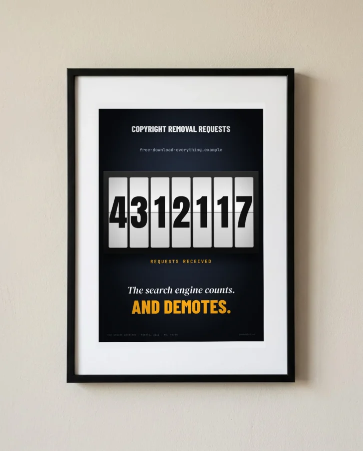 Removal requests received – Posters
