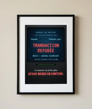 Transaction refusée – Posters