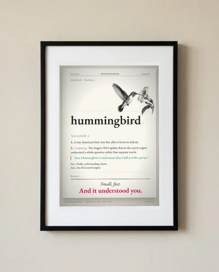 Hummingbird, definition – Posters
