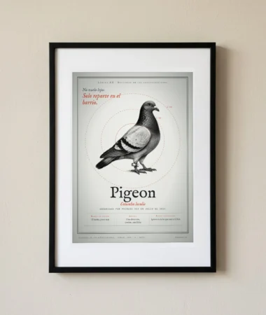 Pigeon, lámina de historia natural – Pósters