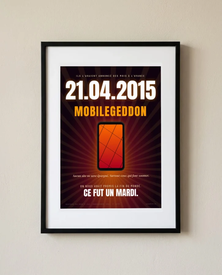 Mobilegeddon, la fin du monde – Posters