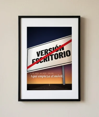 Fin de la versión de escritorio – Pósters