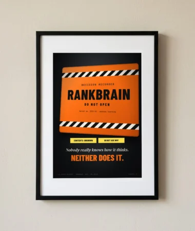 RankBrain, black box – Posters