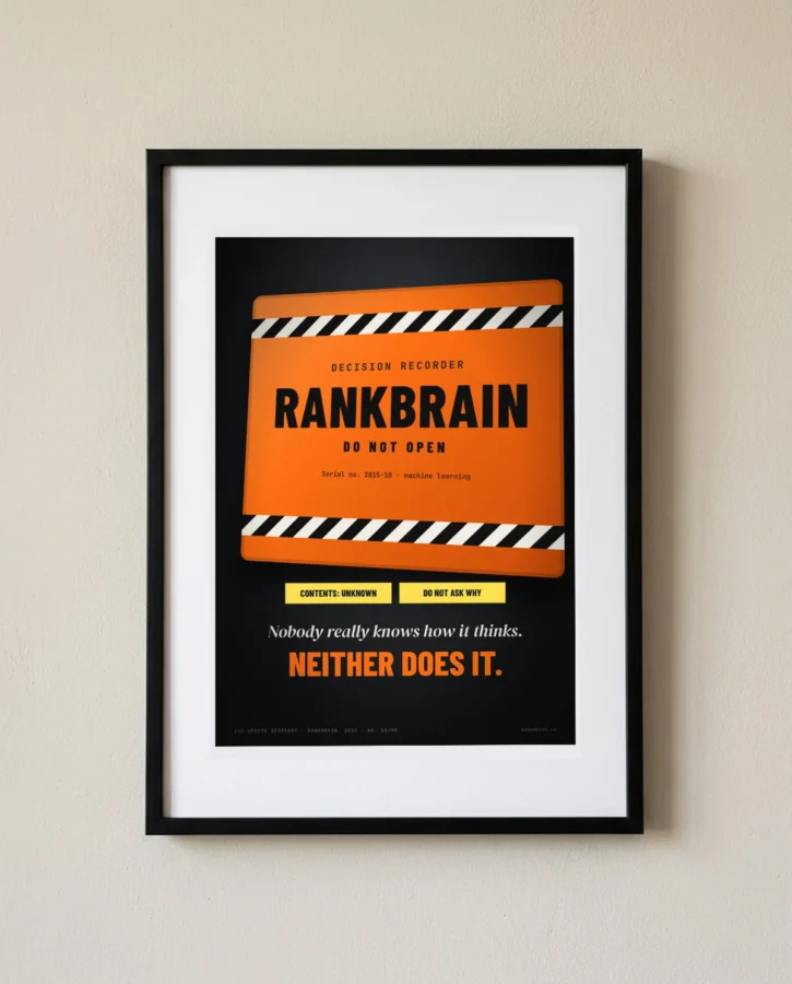 RankBrain, black box – Posters