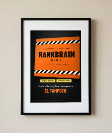 RankBrain, caja negra – Pósters