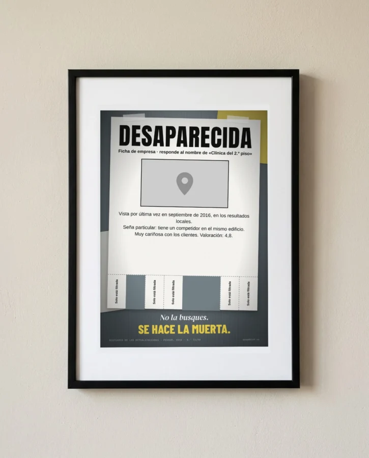 Desaparecida: ficha de empresa – Pósters