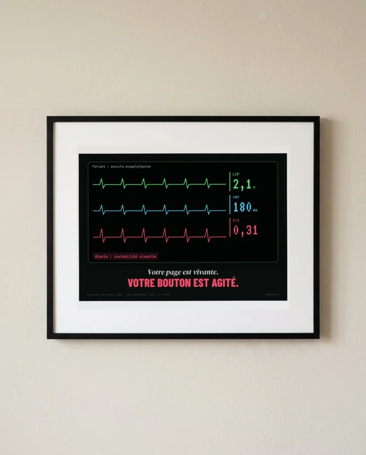 Signes vitaux de la page – Posters