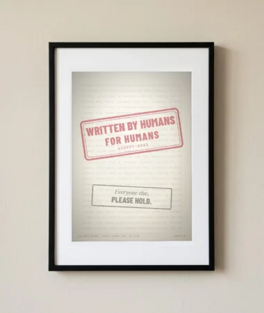 Helpful Content, written by humans – Posters