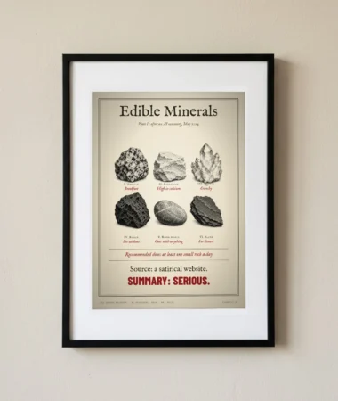One small rock a day – Posters