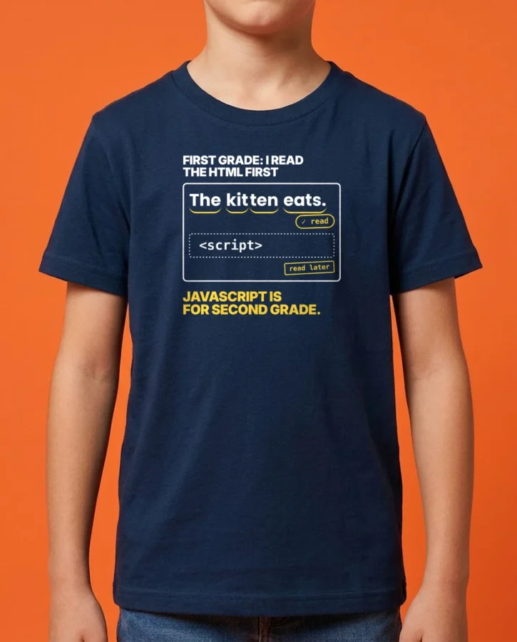 First grade: I read the HTML first – Kids and babies