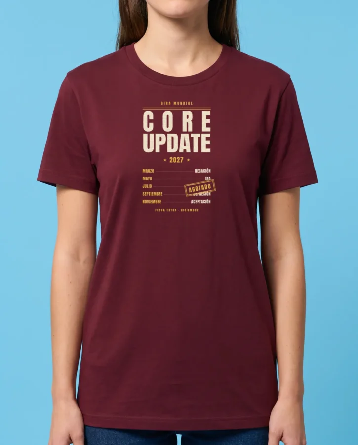 Core Update – gira mundial 2027 – Camisetas