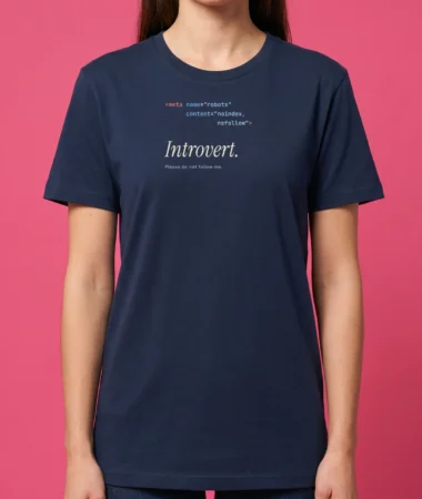noindex, nofollow: introvert – T-shirts