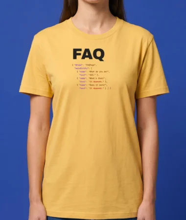 FAQ: it depends – T-shirts