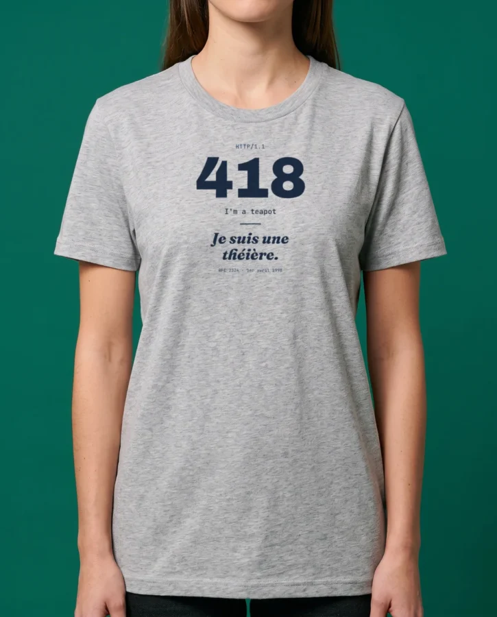 418 – Je suis une théière – T-shirts