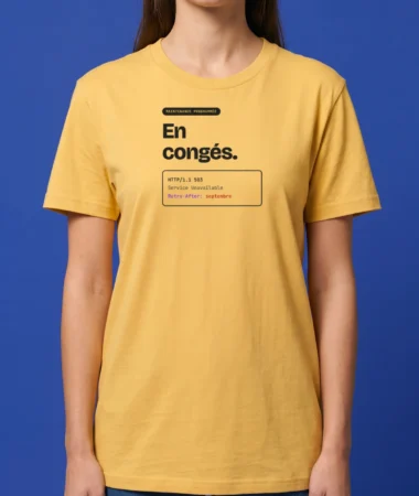 503 – En congés – T-shirts