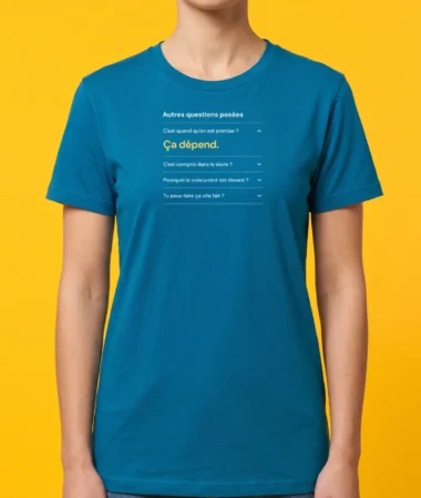 Autres questions posées – T-shirts
