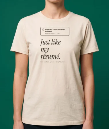 Crawled, not indexed – T-shirts